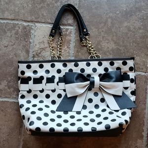 Betsey Johnson huge tote like new
